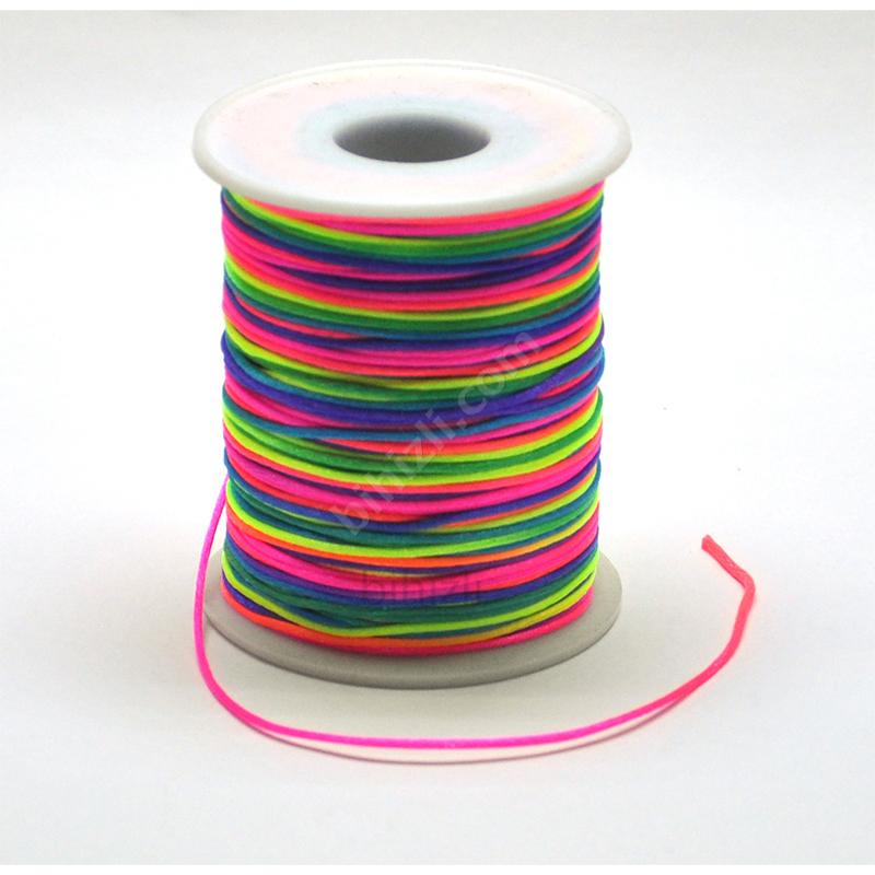 Floş Ip Gökkuşağı Renk 100 Metre ( Bobin) 1 Mm